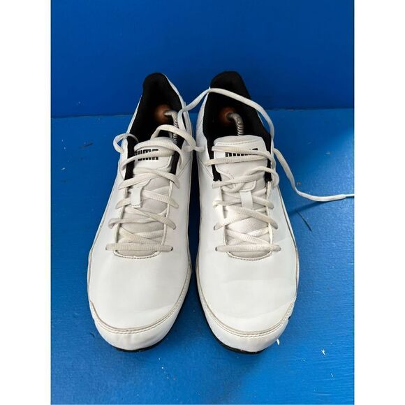 Puma Men's Size 11.5 White Super Levitate Running Athletic Shoes 190974-01 - Picture 1 of 6